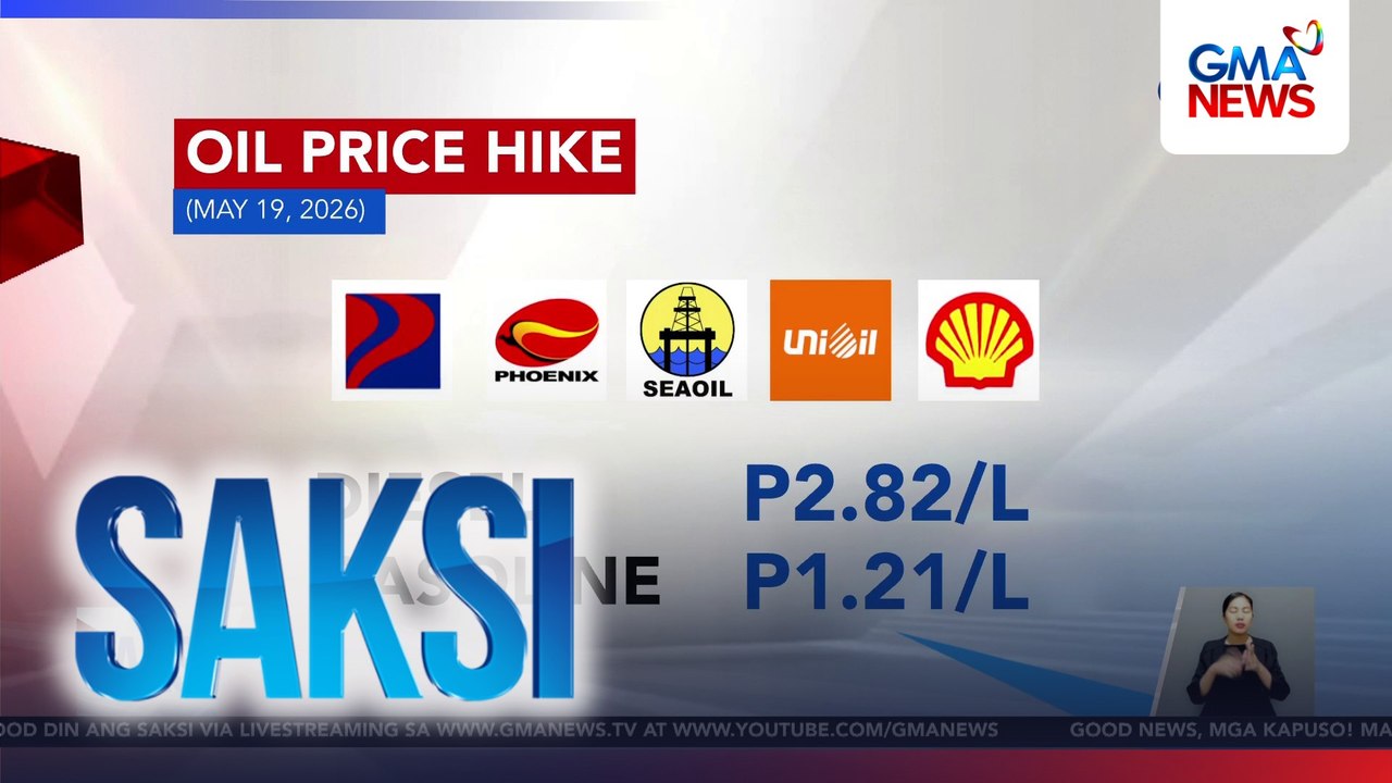 Diesel at gasolina, may taas-presyo bukas | Saksi
