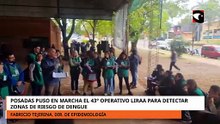 Posadas puso en marcha el 43° operativo LIRAa para detectar zonas de riesgo de dengue.mp4
