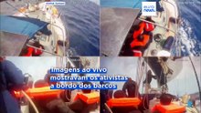 Flotilha com destino a Gaza intercetada pelas forças israelitas ao largo de Chipre
