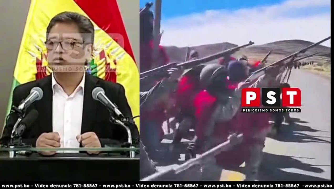 GOBIERNO DE BOLIVIA ALERTA SOBRE PRESUNTOS HECHOS DE Vl0LENCIA EN MOVILIZACIONES