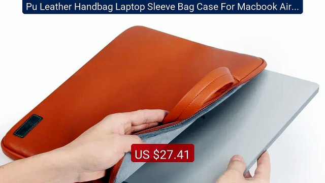 Pu Leather Handbag Laptop Sleeve Bag Case For Macbook Air Pro ... Best Buy 2026 | Great Quality!