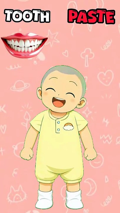 Tooth 🦷+ paste 😲🟰 Toothpaste 🍼 #animation #ytshorts