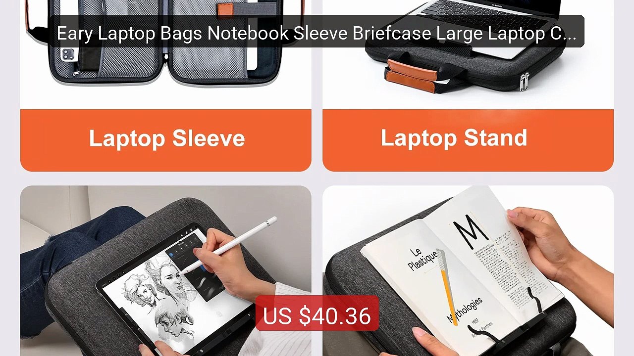 Eary Laptop Bags Notebook Sleeve Briefcase Large Laptop Case Table ...