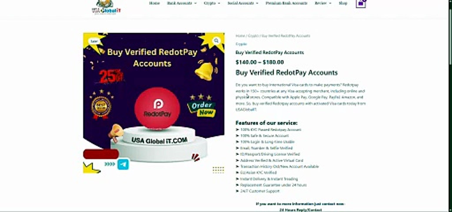 Top Places to Buy Verified Redotpay Accounts for .. ...