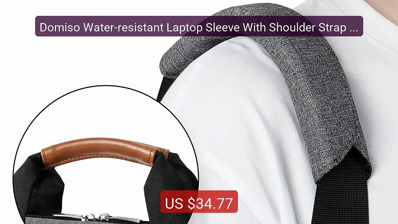 Domiso Water-resistant Laptop Sleeve With Shoulder Strap Fo... -- Top Pick 2026 | Unbeatable Price!