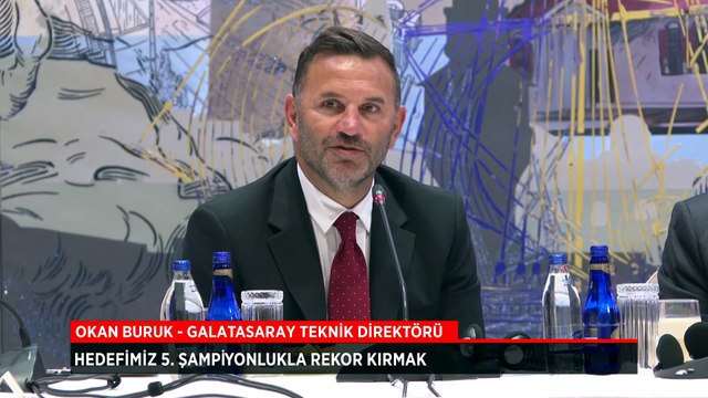 Okan Buruk: Hedefimiz 5. şampiyonlukla rekor kırmak