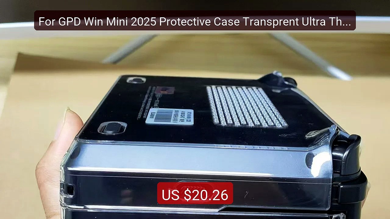 For GPD Win Mini 2025 Protective Case Transprent Ultra Thin Dr... -- Hot Deal 2026 | Limited Offer!