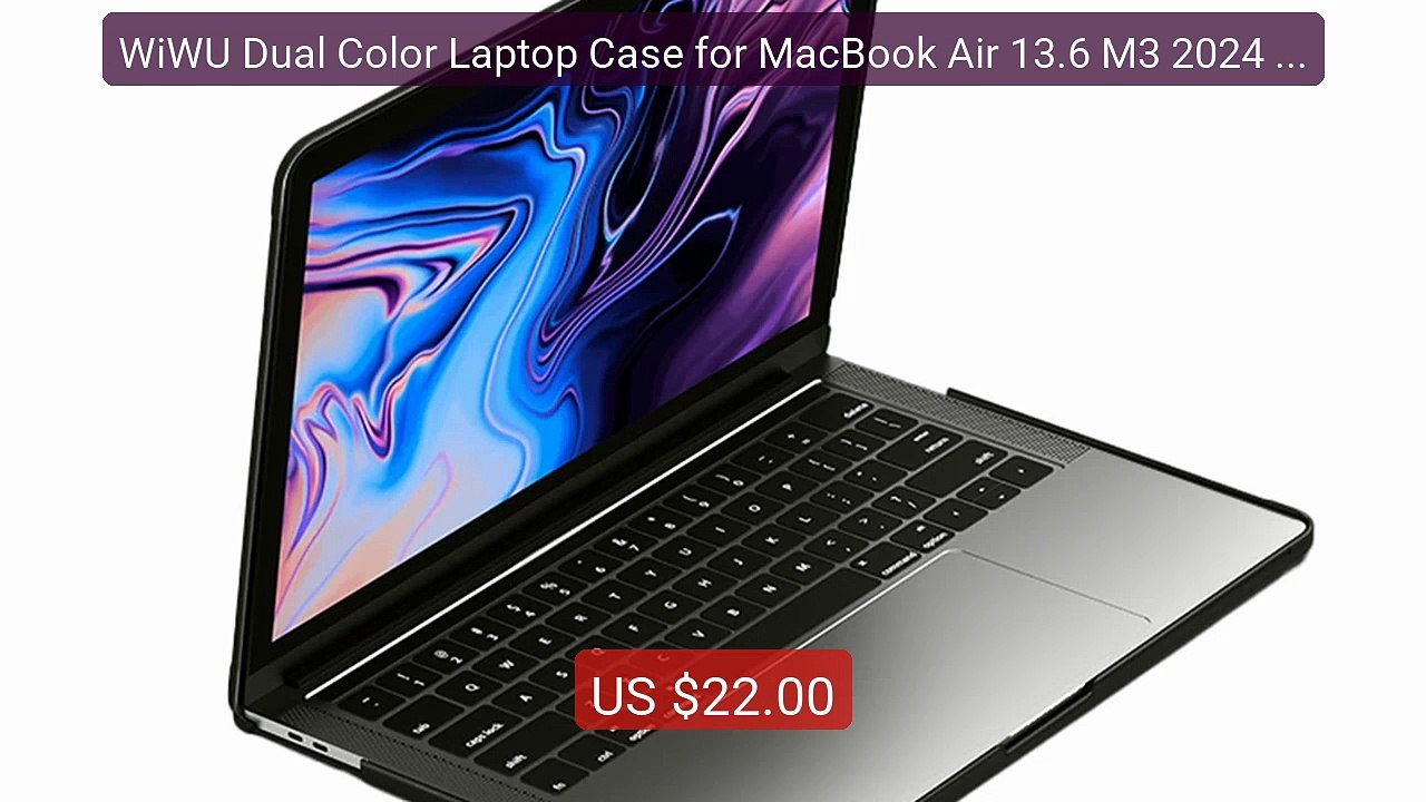 WiWU Dual Color Laptop Case for MacBook Air 13.6 M3 2024 Ultra-sli... -- Best Deal 2026 | Shop Now!