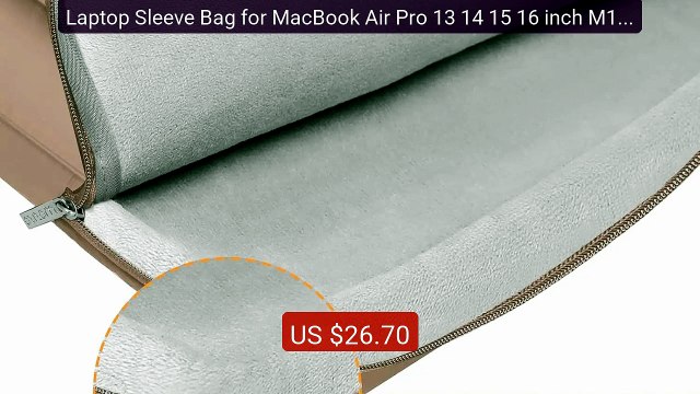Laptop Sleeve Bag for MacBook Air Pro 13 14 15 16 inch M1 M2 M3 Of... Best Deal 2026 | Shop Now!