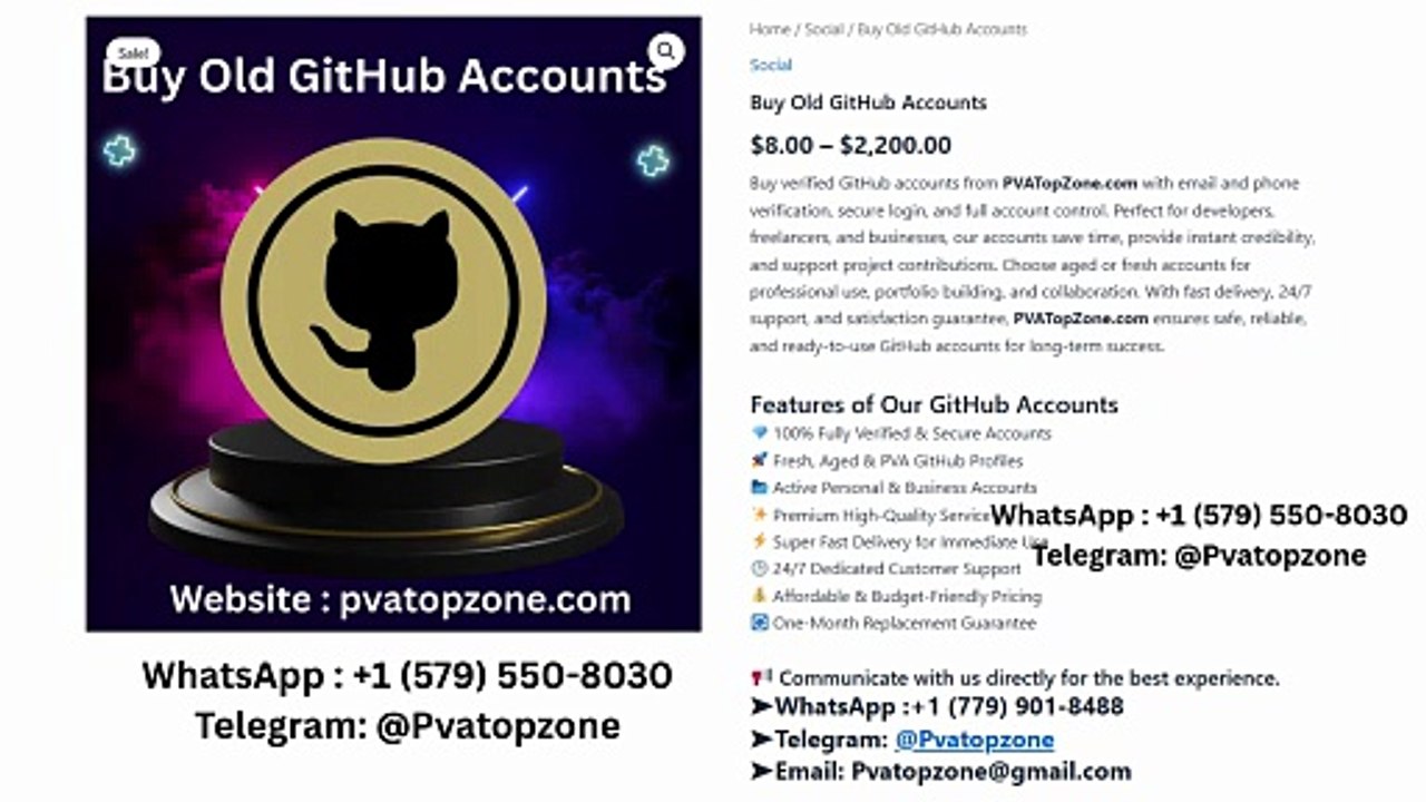 8 Top Platforms to Buy Old GitHub Accounts