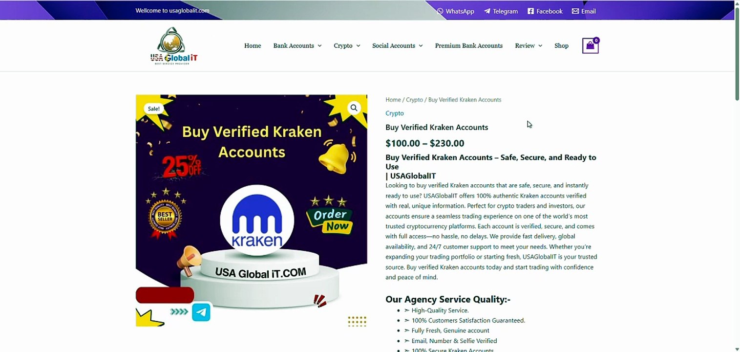 Buy Verified Kraken Accounts | Fast and Safe - smmrealhero