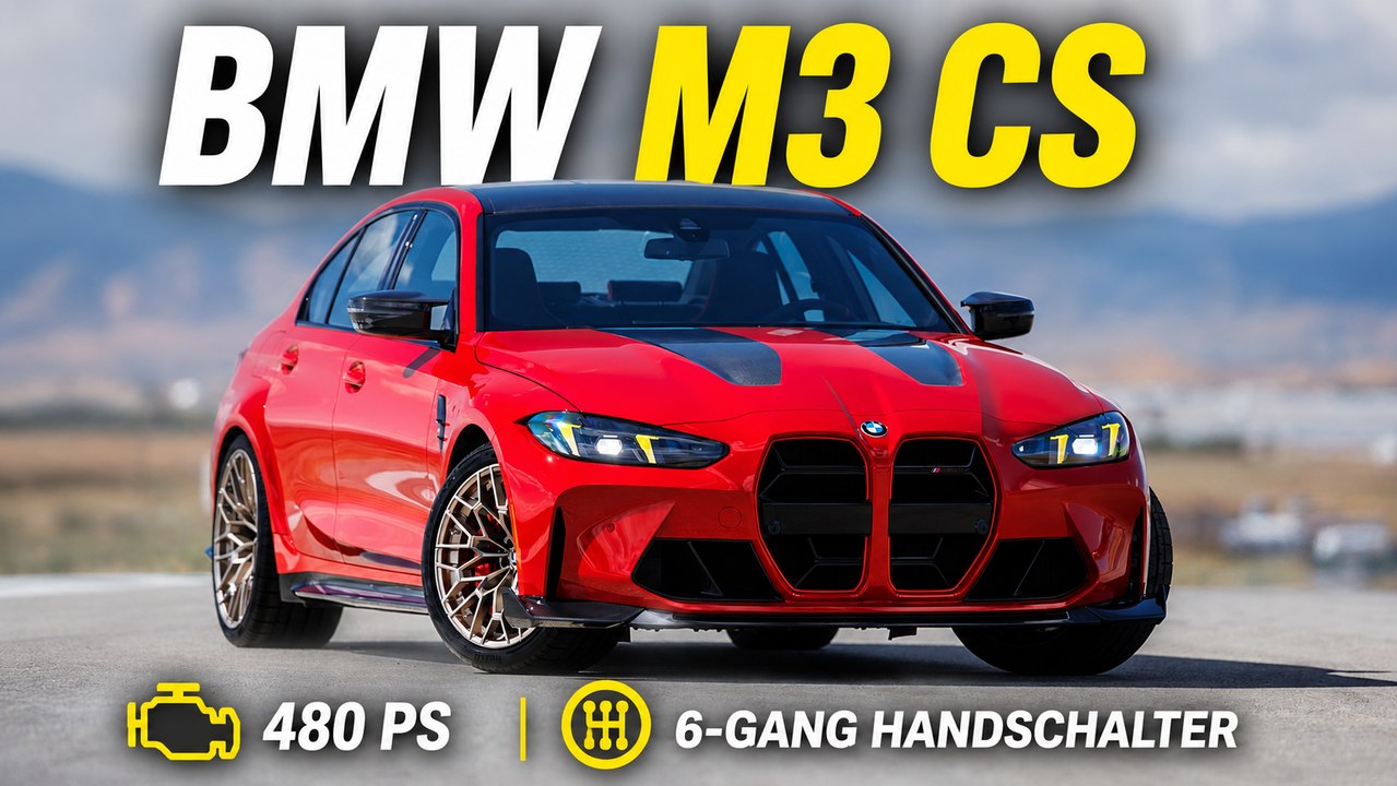 BMW M3 CS Handschalter: 480 PS und purer Heckantrieb