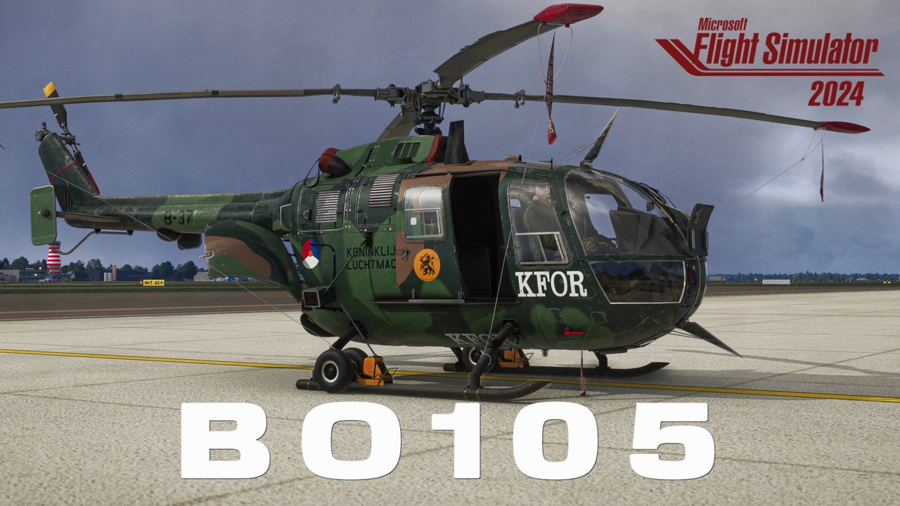 Aperçu du Bo 105 par Stratoware et Miltech dans Flight Simulator 2024
