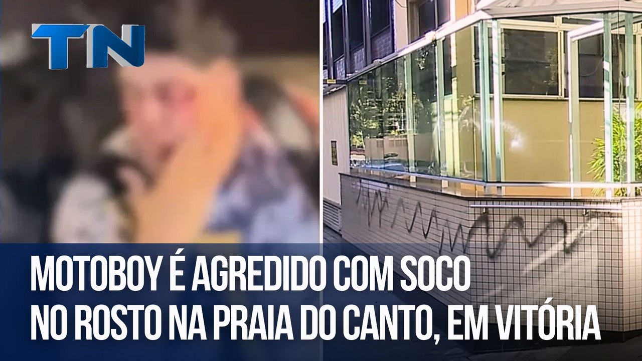 Motoboy é agredido com soco no rosto na Praia do Canto, em Vitória