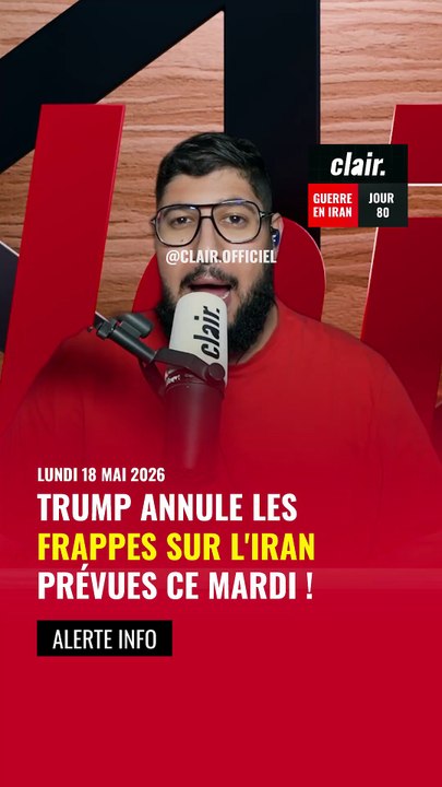 Trump ANNULE les frappes sur l'Iran prévues demain !   #iran #usa #Trump #Israel #liban