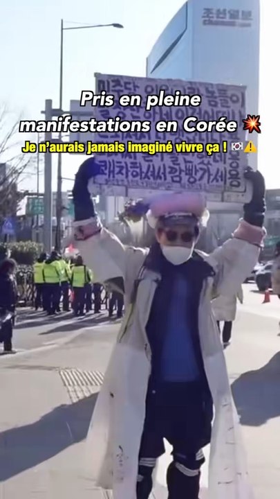 Dans les Manifs en Corée 😲🇰🇷