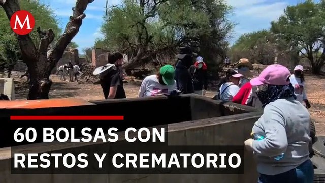 Colectivos hallan 60 bolsas con restos y un crematorio clandestino en Jalisco