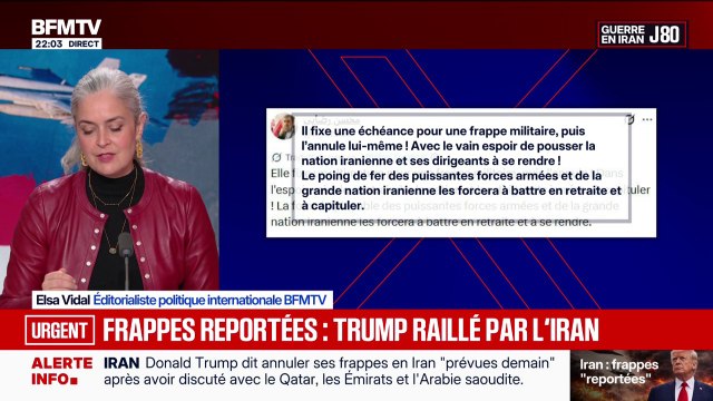 Donald Trump reporte des frappes: Le poing de fer de la grande nation iranienne les forcera à battre en retraite , réagit l’Iran