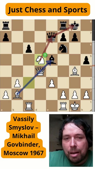Smyslov gana un peon y vence a Govbinder (1967)