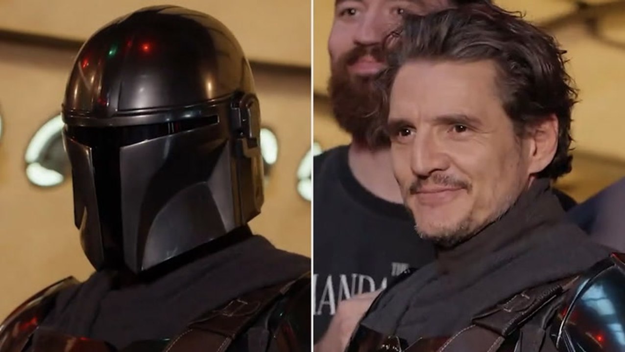 Pedro Pascal shocks fans in costume as the Mandalorian inside Disneyland ride