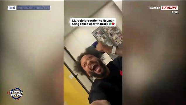 « On va tout déchirer » : l'explosion de joie de Marcelo à l'annonce de la convocation de Neymar - Foot - Coupe du monde - Brésil