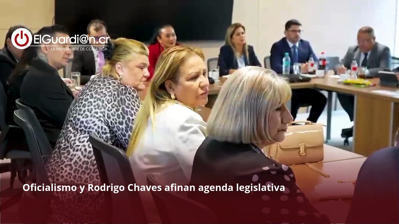 Oficialismo y Rodrigo Chaves afinan agenda legislativa