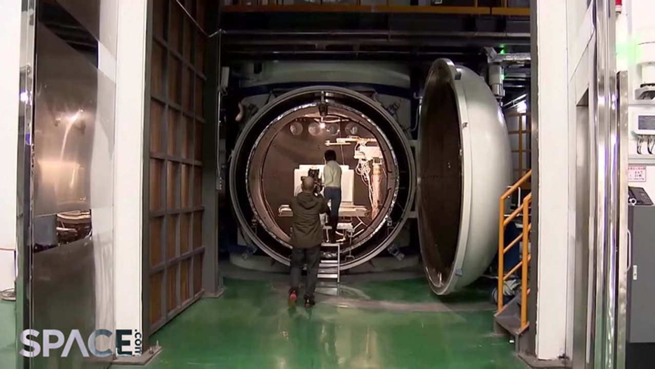 Watch Video:  A Space Environment Simulation Chamber