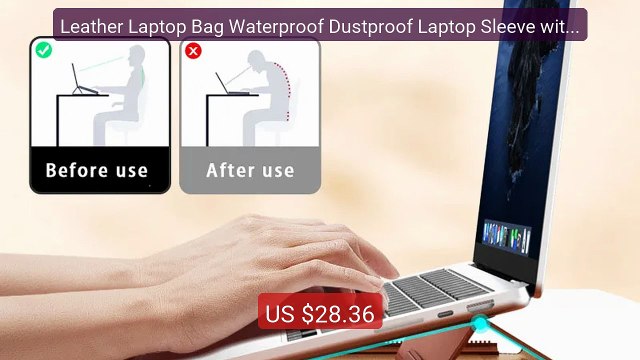 Leather Laptop Bag Waterproof Dustproof Laptop Sleeve with No... Amazing Value 2026 | Must Have!