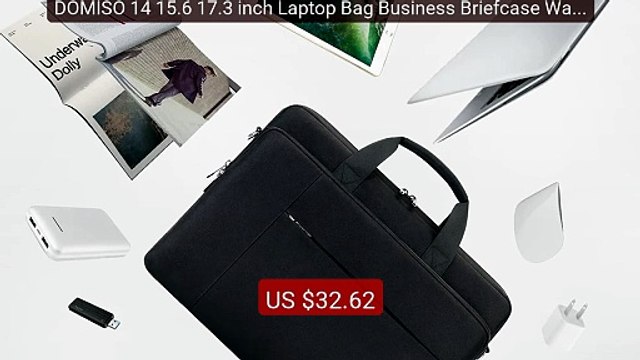 DOMISO 14 15.6 17.3 inch Laptop Bag Business Briefcase Water-r... Best Buy 2026 | Great Quality!