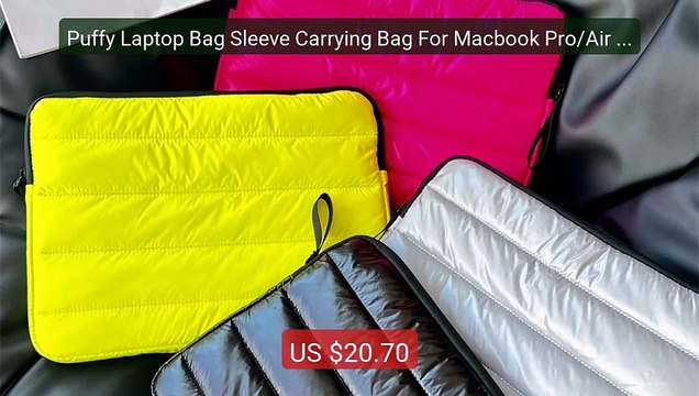Puffy Laptop Bag Sleeve Carrying Bag For Macbook Pro/Air 12 1... Amazing Value 2026 | Must Have!