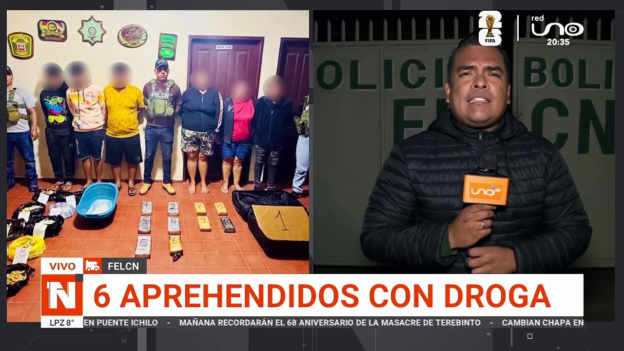 APREHENDIDOS CON DR0G4 EN SCZ