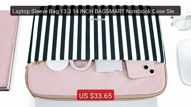 Laptop Sleeve Bag 13.3 14 INCH BAGSMART Notebook Case Sleeve For M... Best Deal 2026 | Shop Now!