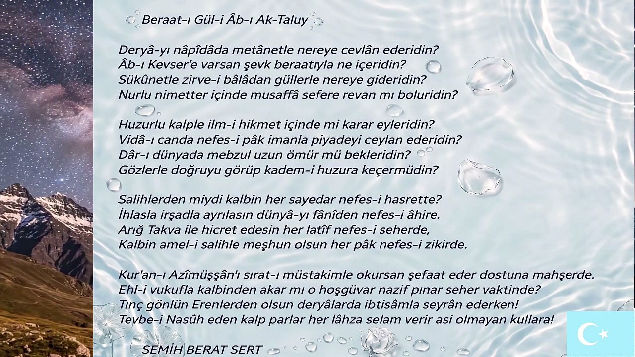 Tevbe-i Nasûh Eden Kalp Parlar | Semih Berat SERT