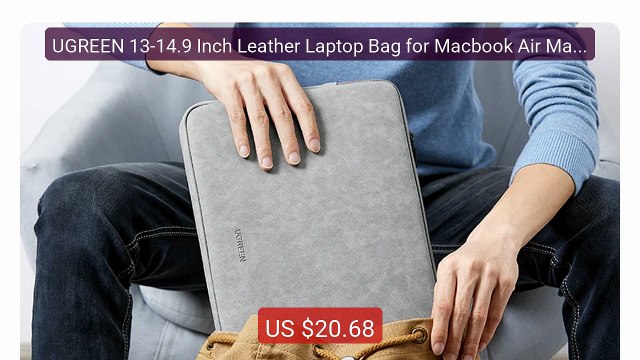 UGREEN 13-14.9 Inch Leather Laptop Bag for Macbook Air Macboo... Amazing Value 2026 | Must Have!