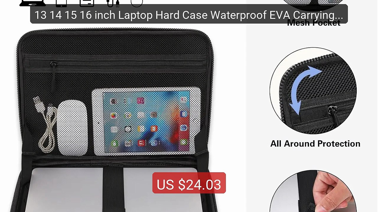 13 14 15 16 inch Laptop Hard Case Waterproof EVA Carrying Case for... -- Best Deal 2026 | Shop Now!