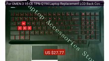 For OMEN 3 15-CE TPN-Q194 Laptop Replacement LCD Back Cover/Front F... -- Top Rated 2026 | Buy Now!