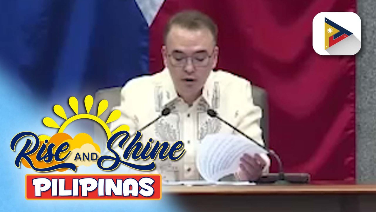 Sen.Cayatano, agad ni-refer sa senate committee on rules ang Articles of Impeachment vs. VP Duterte sa pagbubukas ng sesyon sa Senado | ulat ni Bernard Ferrer