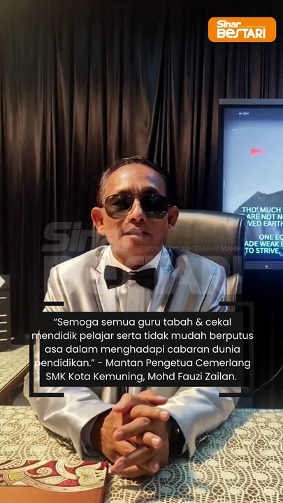 Pesanan buat seluruh warga pendidik