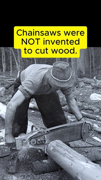 Chainsaws Were NOT Invented For Wood — The 1780s Truth Will Disturb You… #shorts  #history