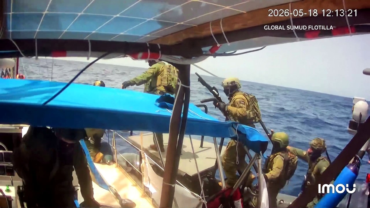 Gaza aid flotilla says Israeli forces intercepted 10 boats