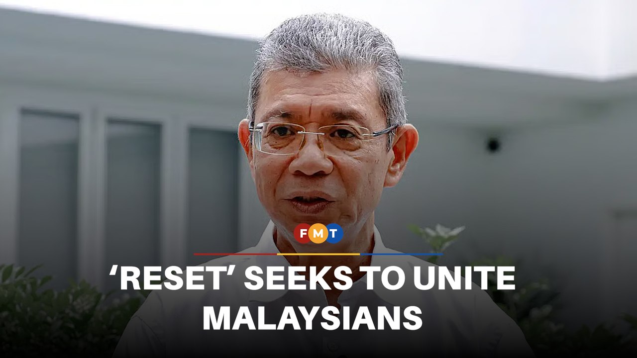 Hamzah’s ‘Reset’ seeks to unite Malaysians beyond party lines