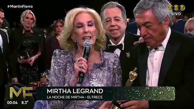 Mirtha Legrand reveló cuántos Martín Fierro ganó y dejó una promesa que conmovió a todos