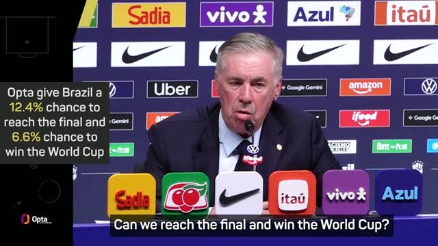 Reaching the World Cup final won't be enough for Brazil - Ancelotti