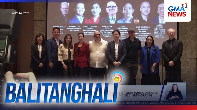 GMA Network SVP Atty. Annette Gozon-Valdez at GMA Public Affairs SAVP Angeli Atienza, kabilang sa speakers sa Manila Networking Event 2026 ng Asian Academy Creative Awards | Balitanghali