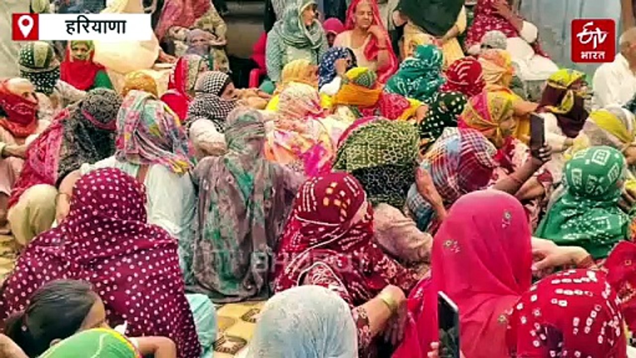 चैनत गांव के धरने से रुका हांसी का ड्रीम प्रोजेक्ट, ग्रामीणों ने रुकवाया भाखड़ा जल परियोजना का काम, बोले- “हमें भी पानी दो, तभी शुरू होगा काम"