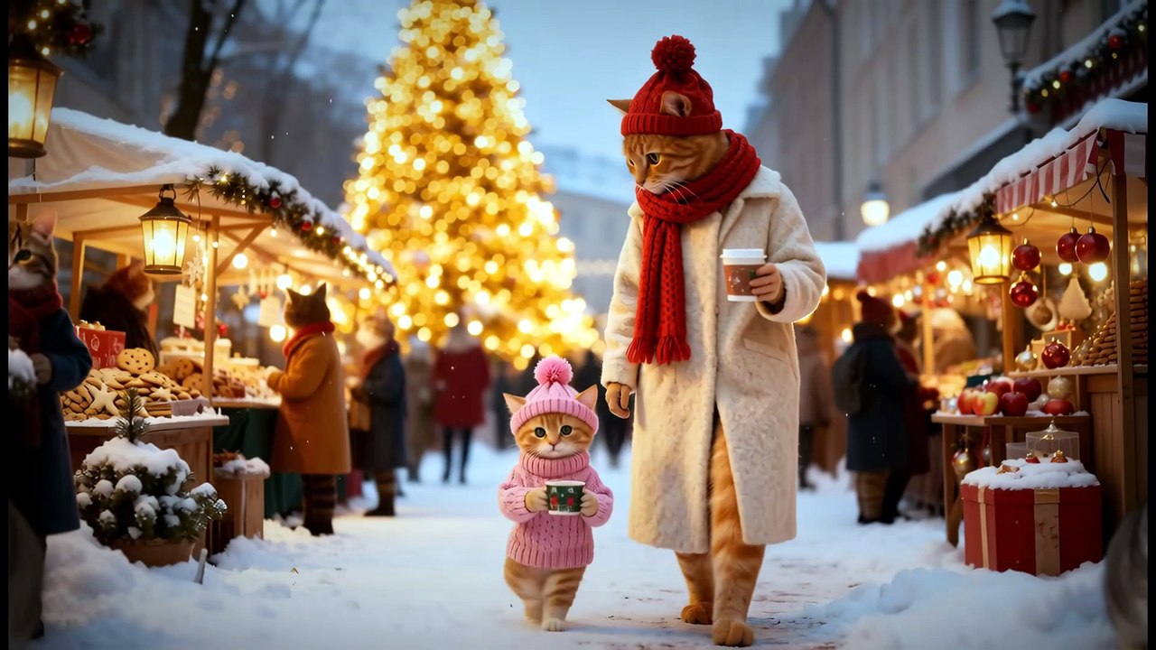 Gingy Saves a Little Kitten at the Christmas Market 🎄🐱❄️ | A Heartwarming Winter Story ❤️