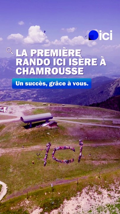Retour sur la première Rando ICI Isère avec l'office de tourisme de Chamrousse