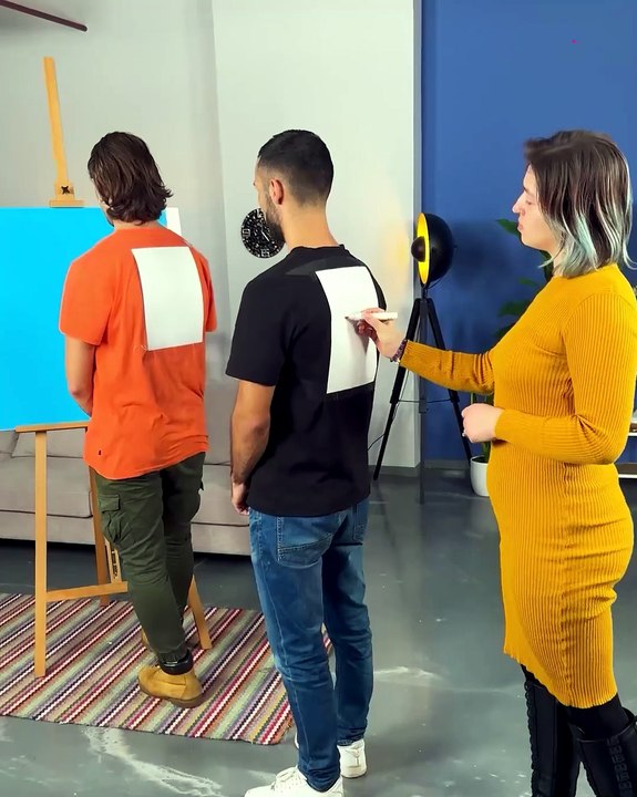 Guess what I'm drawing on your back challenge 😂