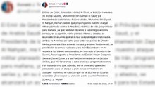 Trump anuncia que suspende un ataque planeado contra Irán a petición de sus aliados árabes