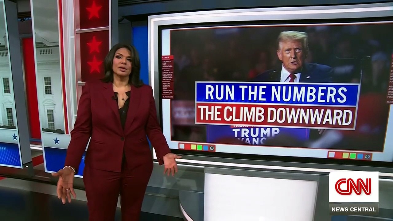 'Steady climb downward'_ Enten unpacks Trump's record low approval rating